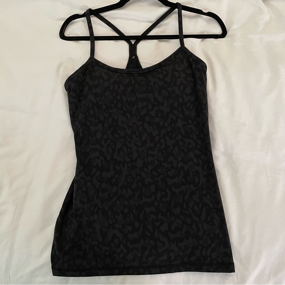 Lululemon Power Y Tank *Luon Formation Camo Deep Coal Multi 10 - Picture 7 of 13